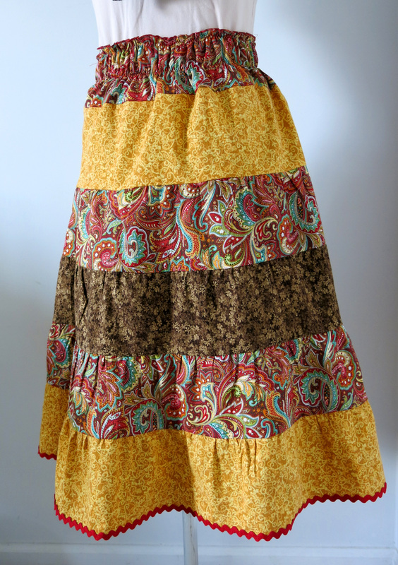 Colorful Peasant Skirt